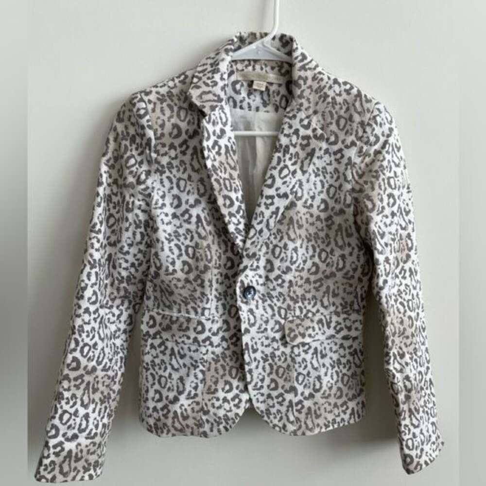 Boston Proper Leopard Print Blazer